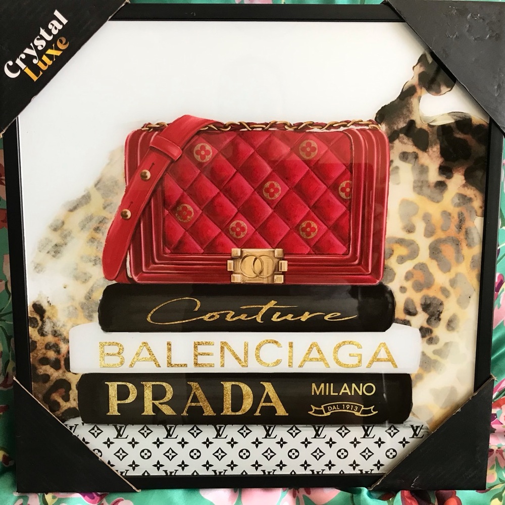 Fashion Brands Wall Art Glass